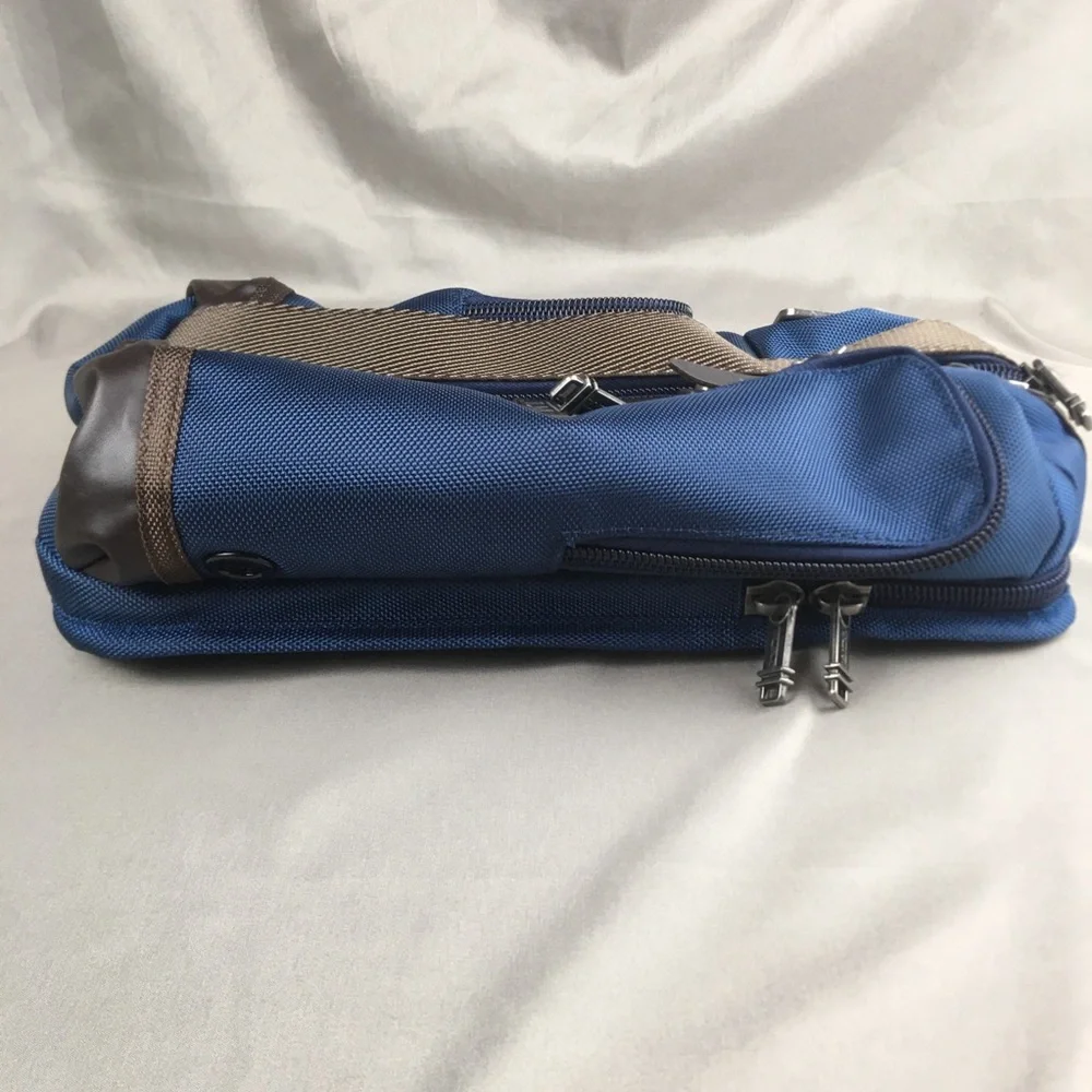 Tumi Alpha Bravo Monterey Sling Shoulder Bag Navy Blue